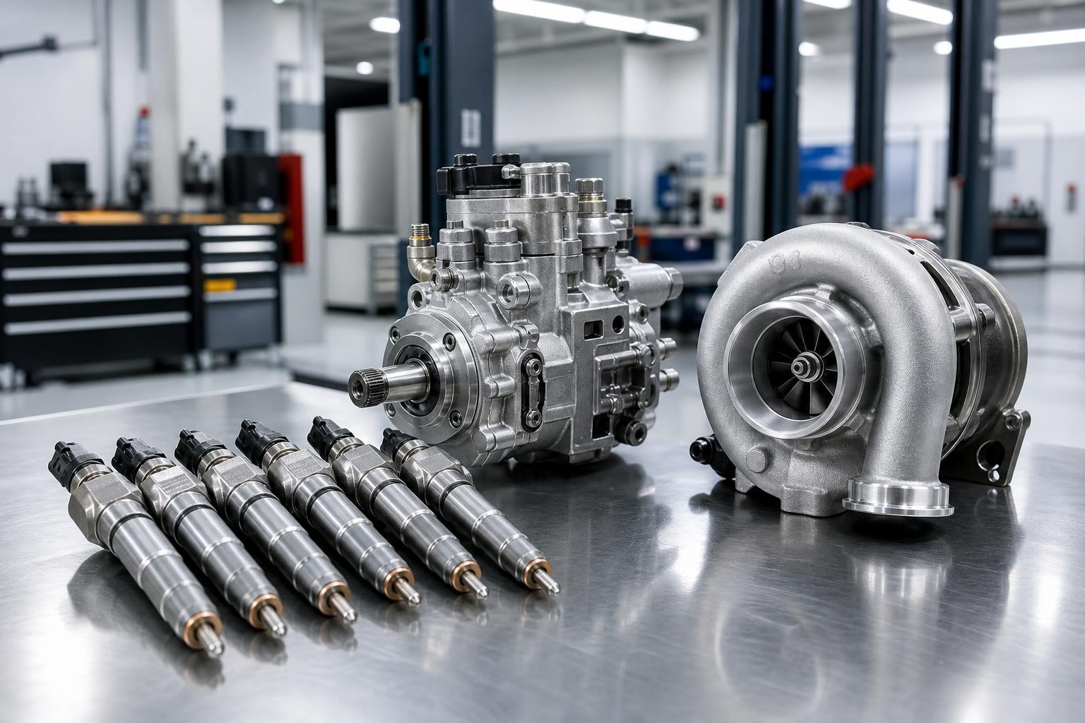 Dieselspridare, högtryckspumpar och turboaggregat från Dieseldelar.se